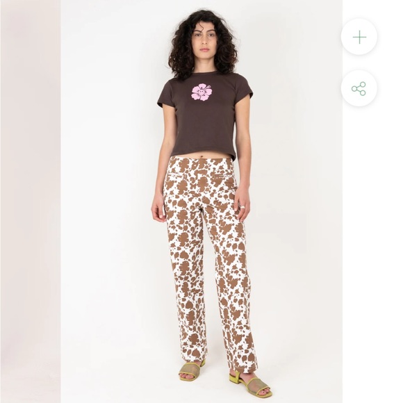 Holiday the Label Cowhide Jeans - Size XS - Picture 2 of 6